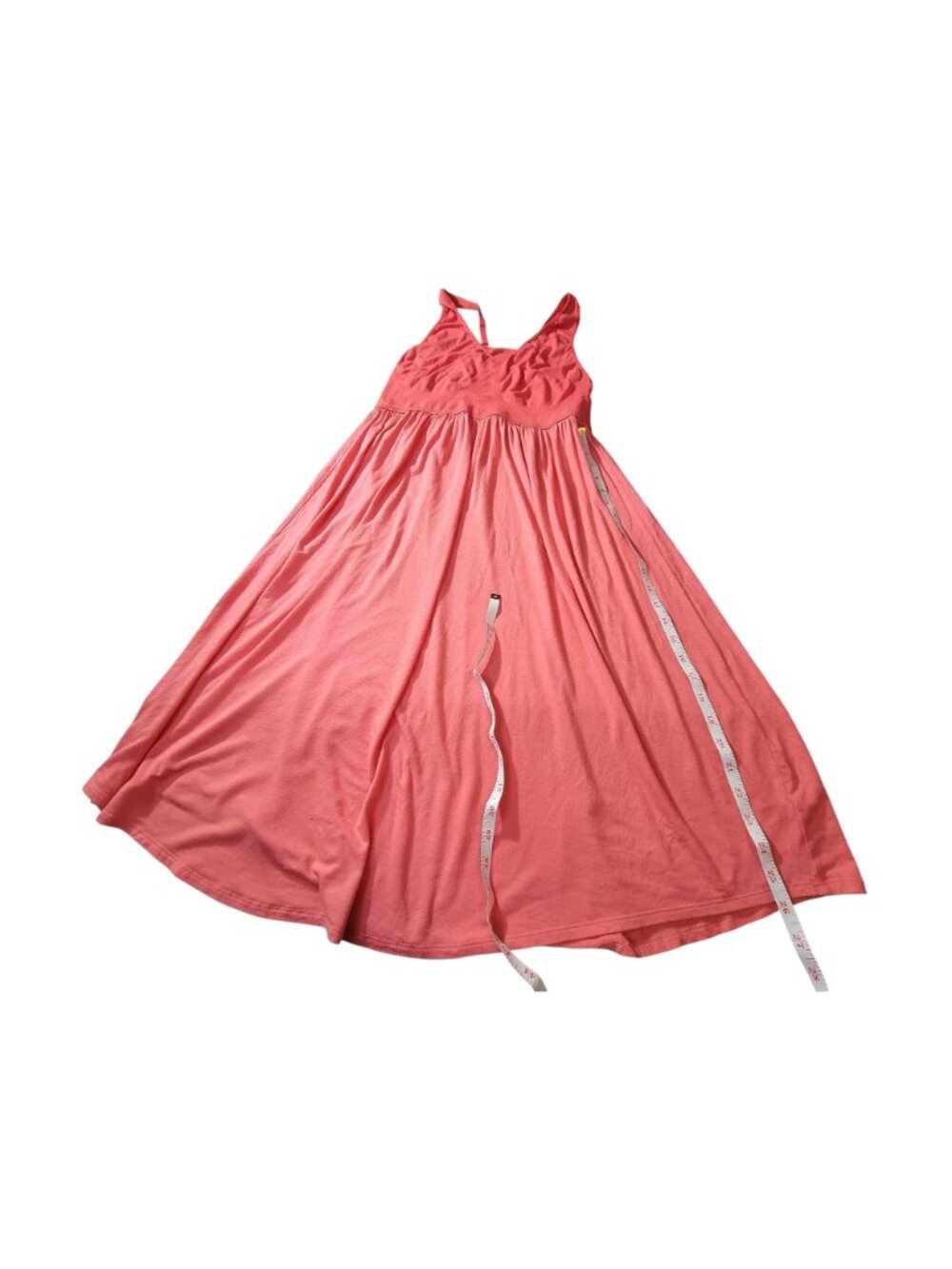 Gilligan & OMalley Coral Maxi Dress  Adjustable Straps Sleeveless  Relaxed Fit L - Picture 5 of 8